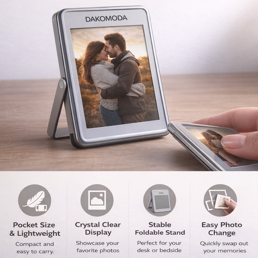 MemoryCharge Power Bank – Portable Charger with Photo Display